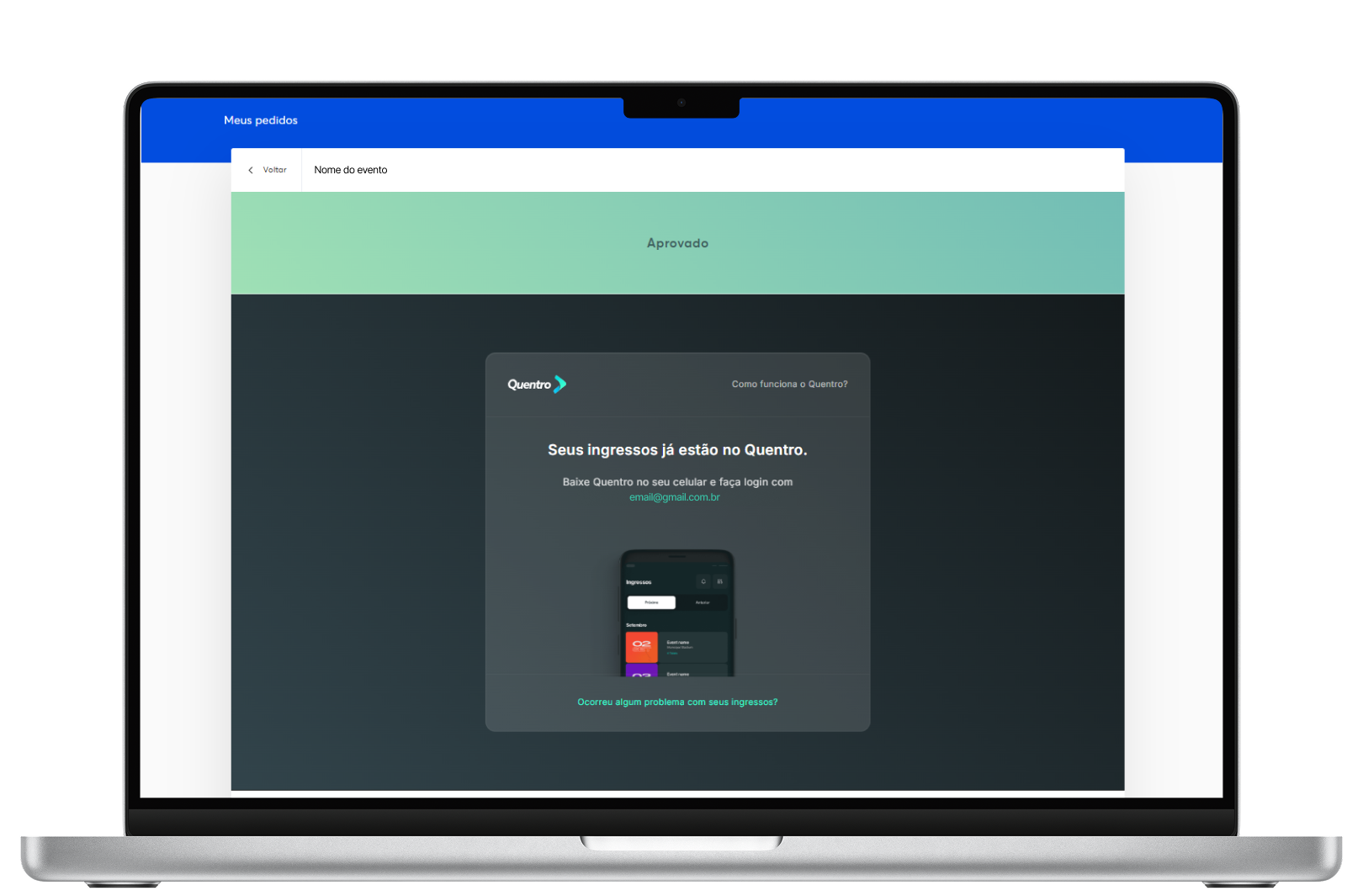 Confirmação de Ingresso Enviado ao Quentro.png